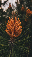 close up of a pine cone © Marharyta