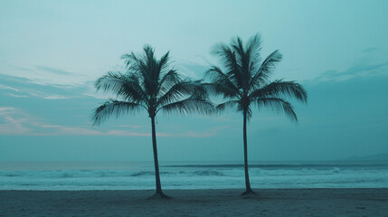 Twin Palms, Ocean Dusk