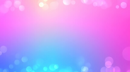 Abstract Pastel Pink and Blue Bokeh Background with Soft Light Effects