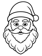 Santa Claus Coloring Page: Fun and Festive Activity for Kids.
