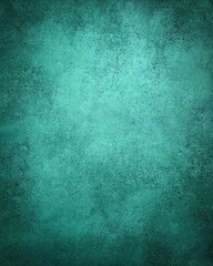Fototapeta premium Teal Green Textured Background Abstract Design Vintage Style Wall Surface