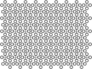 Seamless Geometric pattern with PNG background