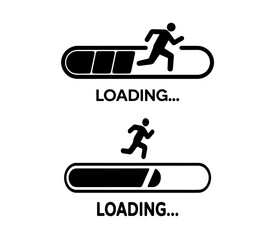  loading vector. business logo design