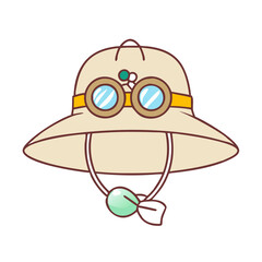 birdwatcher s sun hat icon, birdwatcher s sun hat vector illustration-simple illustration of birdwatcher s sun hat, perfect for birdwatcher s sun hat logos and themed design 