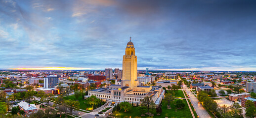 Lincoln, Nebraska, USA Skyline