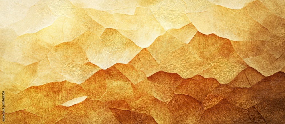Wall mural abstract textured background with layered orange and yellow hues and copy space for design elements.