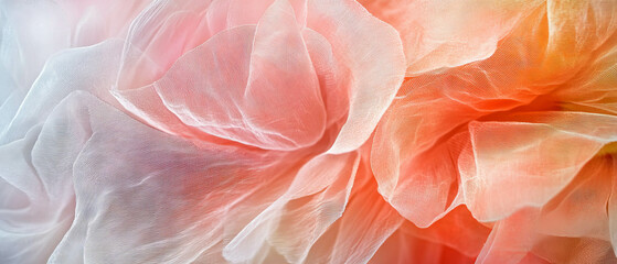 Combination of wire mesh texture and flower petals creating a unique visual contrast