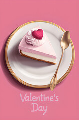 cake on a plate