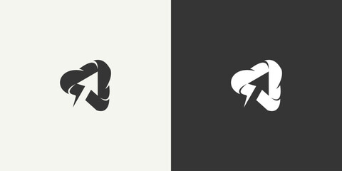 Click Play Logo Template Design Vector, Emblem, Design Concept, Creative Symbol, Icon
