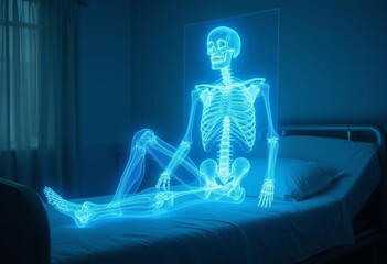 Fototapeta premium 3D Medical Imaging Technology in a Modern Room