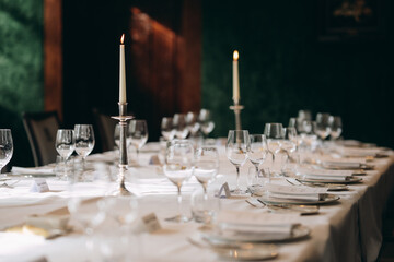 wedding table setting