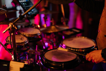 drummer in action