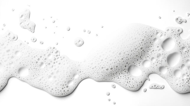 Bubbly foam texture on transparent background - Powered by Adobe