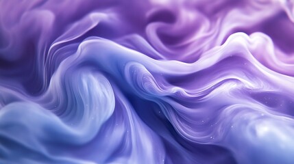 Obraz premium Abstract Purple and Blue Swirling Liquid Art