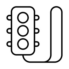 Air Traffic Light Icon Design