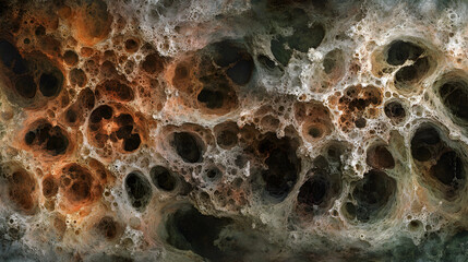 22. A cosmic dance of life and energy depicted as intertwining streams of glowing particles forming surreal figures, creating an infinite loop of creation and transformation in space 