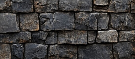 Fototapeta premium Black Luxury Classic Stone Texture Background for Design and Copyspace