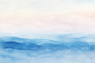 PNG Watercolor painting peaceful texture.