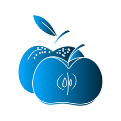 Fruit icon design template