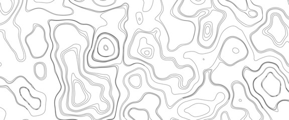Vector topographic map and landscape terrain texture grid.