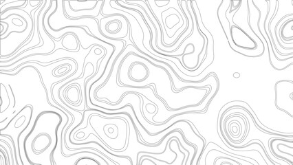 Vector geographic contour map, Abstract topographic contours map background,