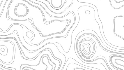 Vector topographic map patterns, White wave paper curved reliefs abstract background