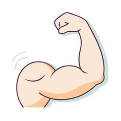 bicep flexing icon icon, bicep flexing icon vector illustration-simple illustration of bicep flexing icon, perfect for bicep flexing icon logos and themed design 