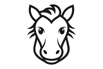 Cute Animal Kawaii Vector art in Illustration on White Background