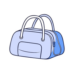 gym bag icon, gym bag vector illustration-simple illustration of gym bag, perfect for gym bag logos and themed design 