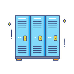 gym locker icon, gym locker vector illustration-simple illustration of gym locker, perfect for gym locker logos and themed design 