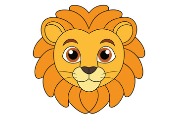 Obraz premium Cute Animal Kawaii Vector art in Illustration on White Background