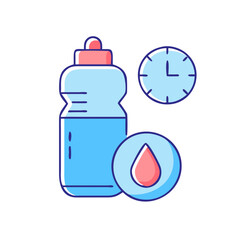 hydration reminder icon, hydration reminder vector illustration-simple illustration of hydration reminder, perfect for hydration reminder logos and themed design 