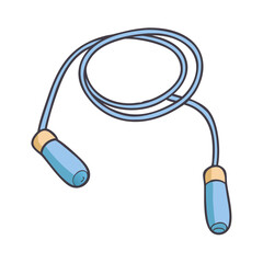 jump rope icon, jump rope vector illustration-simple illustration of jump rope, perfect for jump rope logos and themed design 