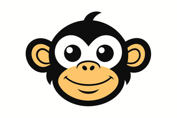 Cute Animal Kawaii Vector art in Illustration on White Background