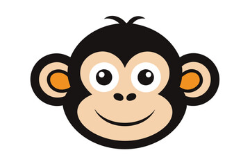 Cute Animal Kawaii Vector art in Illustration on White Background