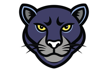 Animal Face Kawaii Vector art in Illustration on White Background