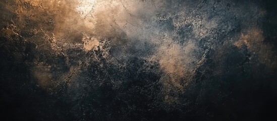 Black Marble Grunge Texture Background with Empty Copyspace for Text