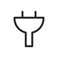 Obraz premium Phone charger plug icon representing power connection or charging. Ideal for tech interfaces, apps, and energy-related designs. Clean, modern, and versatile vector format.