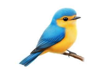 Colorful Bird Isolated on Transparent Background, Vibrant Feathered Wildlife, Perfect for Design and Creative Projects
