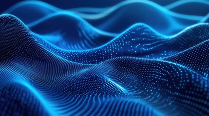 Fototapeta premium Blue tech background - eps 10 vector illustration