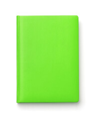 Green blank hardcover book