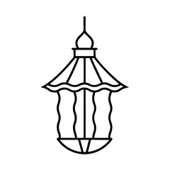 Obraz premium High-Quality Wavy Lantern Design for Decor and Branding