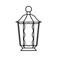 Elegant Wavy Lantern Vector for Creative Projects