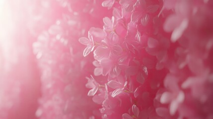 Obraz premium romantic pink flower wall background material