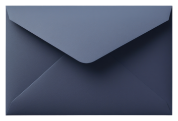 PNG Navy blue card envelope stationery minimalist letterbox.