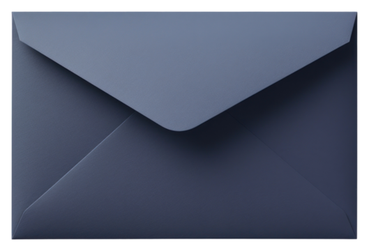 PNG Navy blue card envelope stationery minimalist letterbox.