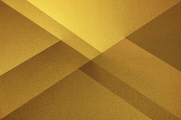 Gold golden mustard yellow brown abstract background. Geometric shape. Line triangle 3d. Noise grain mesh. Gradient. Bright light metallic. Business technology office. Envelope connection mail symbol