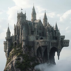 Fantasy Castle, Gothic church, Architecture