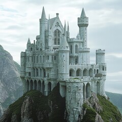 Fantasy Castle, Gothic church, Architecture