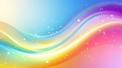 Abstract Colorful Waves Background Design